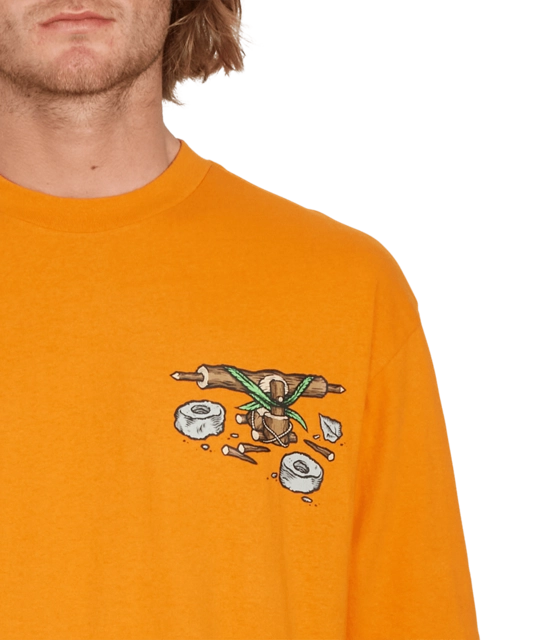 Volcom FA Todd Bratrud LS Tee Saffron - L 