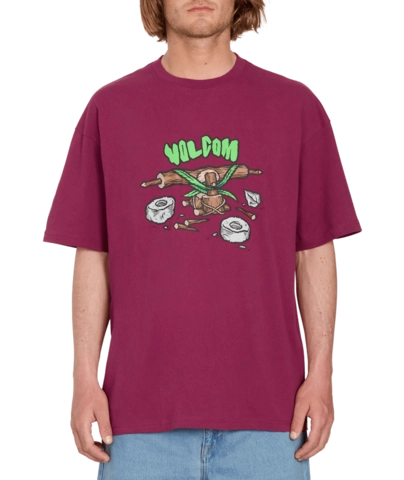 Volcom FA Todd Bratrud LSE SS Tee 1 Plum