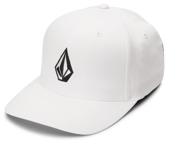 Volcom Full Stone Flexfit Hat White - S/M 