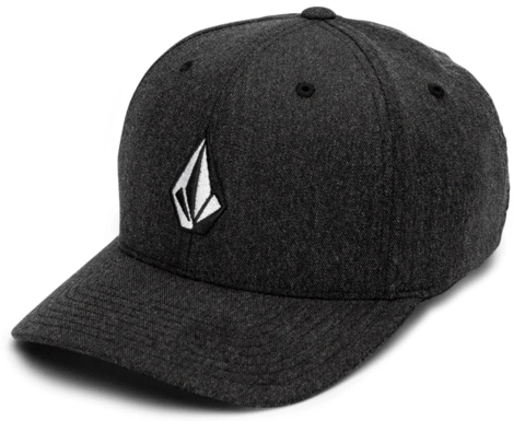 Volcom Full Stone Hthr Flexfit Hat Charcoal Heather