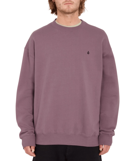 Volcom Single Stone Crew Bordeaux Brown - S 