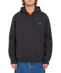 Volcom Sngl Stn Zip Fleece Heather Black - M