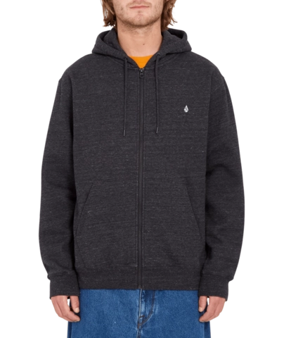 Volcom Sngl Stn Zip Fleece Heather Black