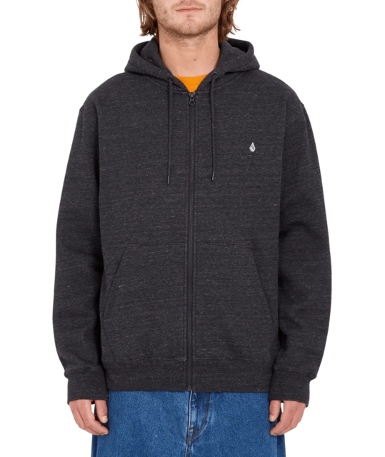 Volcom Sngl Stn Zip Fleece Heather Black - M 