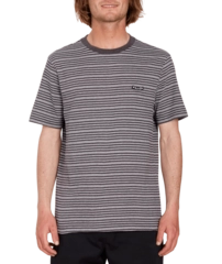 Volcom Static Stripe Crew SS Black - M