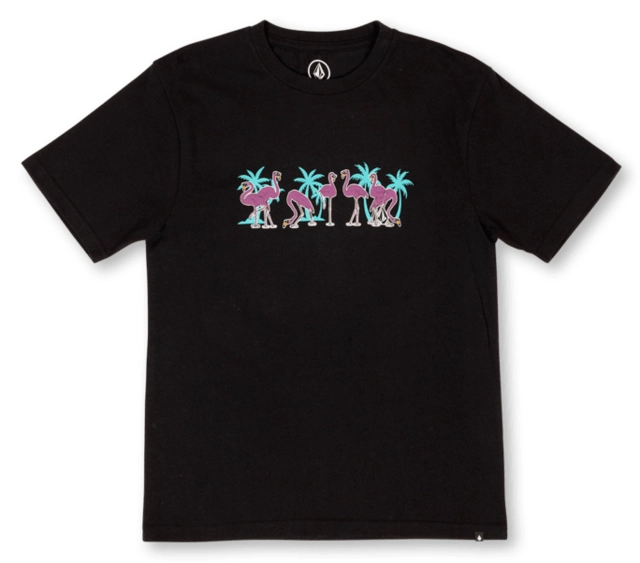 Volcom Flamingbros SS Tee Black - XL/14år 