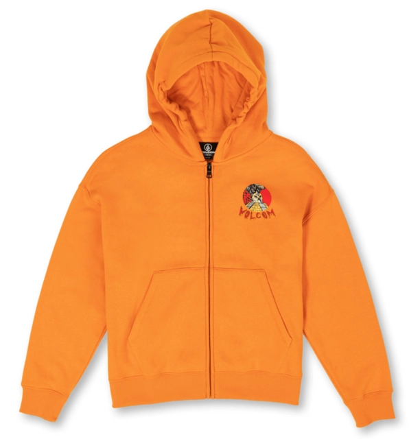 Volcom Sanair Zip Fleece Saffron - XL/14år 