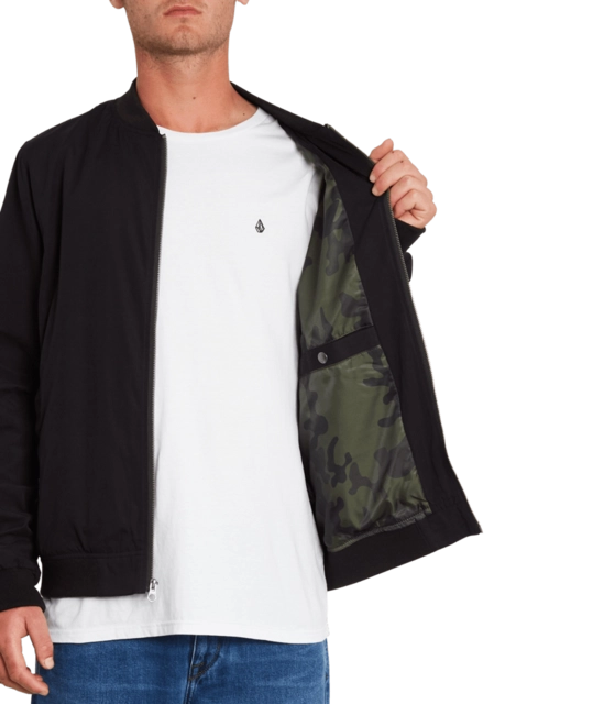 Volcom Burnward Jacket Black Combo - L 