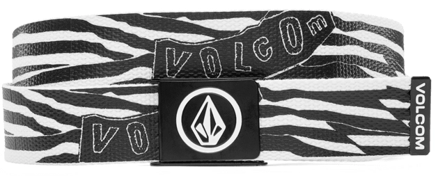 Volcom Circle Web Belt Off White - One size 