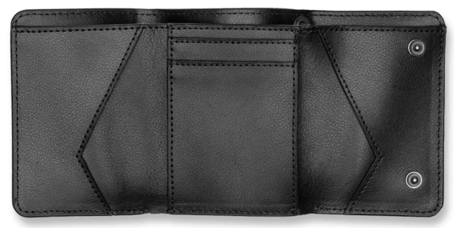 Volcom Pistol Leather Wallet Black - One size 