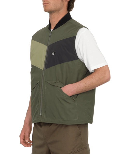 Volcom Prysmer Vest Squadron Green - L 