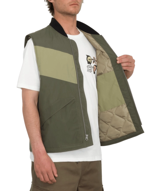 Volcom Prysmer Vest Squadron Green - L 