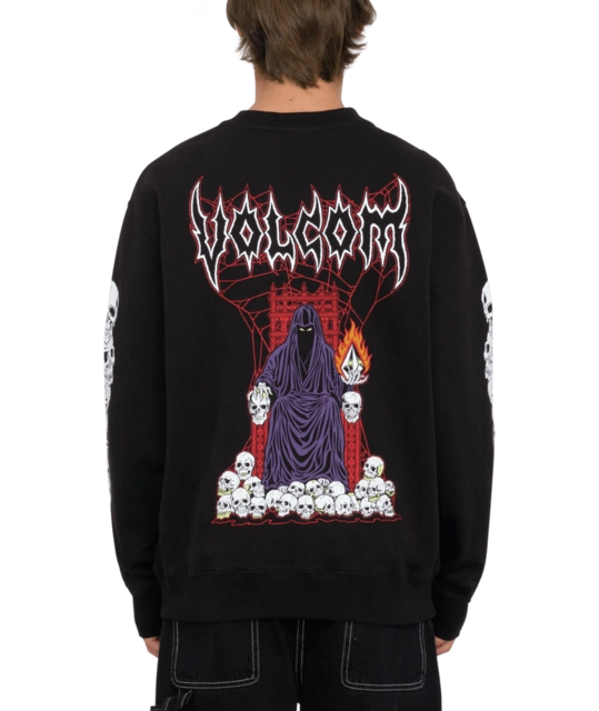 Volcom Stone Lord Crew Black - L 