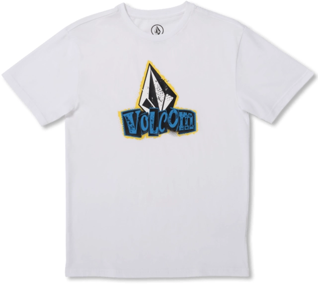 Volcom Sticker Stamp SS Tee White - M/10år 