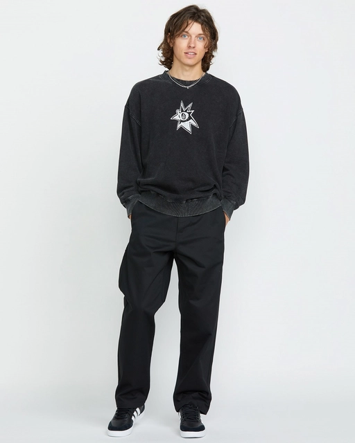 Volcom Ent Crew Black - L 