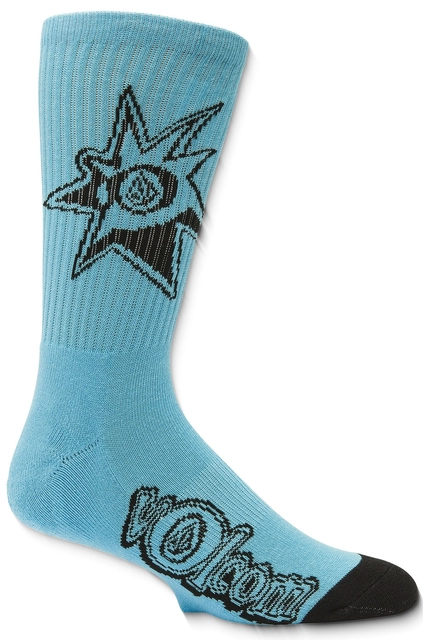 Volcom Ent Sock Pr Resin Blue - One Size 