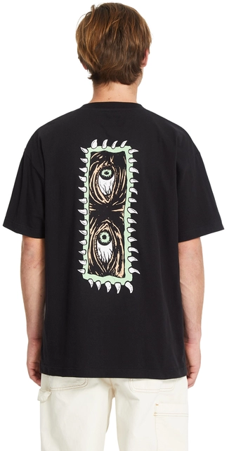 Volcom Eye Rust Loose SS Tee Black - L 