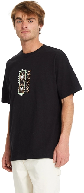 Volcom Eye Rust Loose SS Tee Black - L 