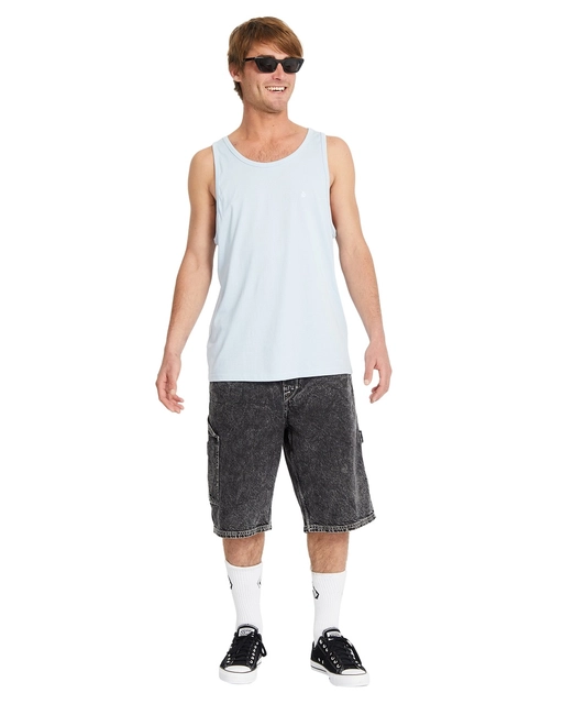 Volcom Stone Blanks BSC Tanktop Carolina Blue - L 