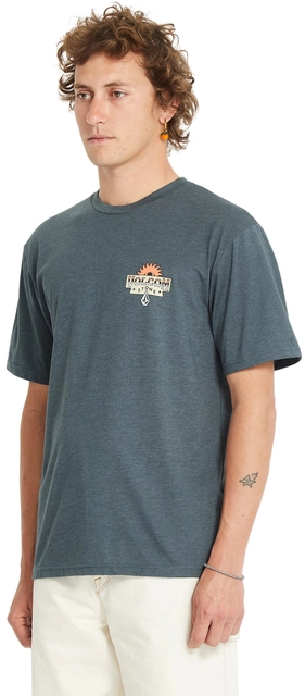 Volcom Sure Thing HTH SS Tee Dark Slate - L 