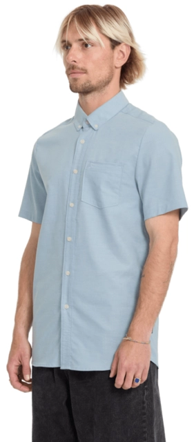 Volcom Everett Oxford SS Wrecked Indigo - L 