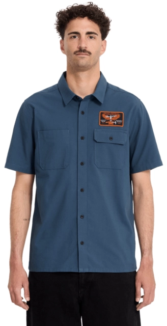 Volcom Slab City SS Midnight Blue - L 