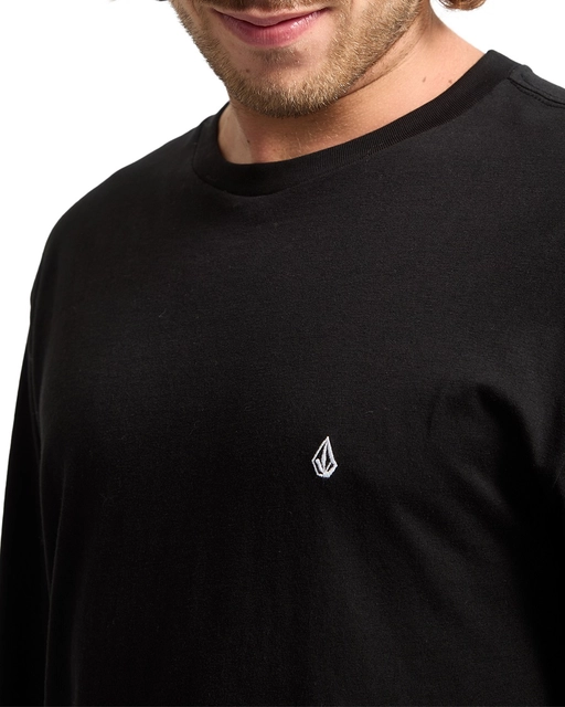 Volcom Stone Blanks Basic LS Tee Black - L 