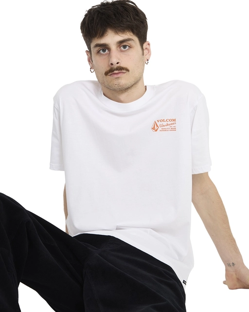Volcom Workwear SS Tee White Combo - L 