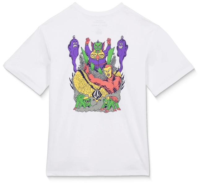 Volcom FA Ben Sanaire Tee 2 White - L/12år 