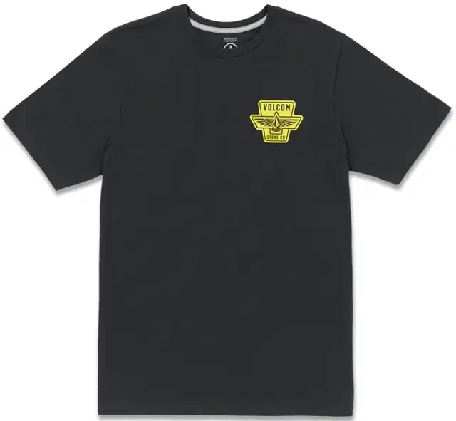 Volcom Wing It SS Tee Washed Black Heather - S 